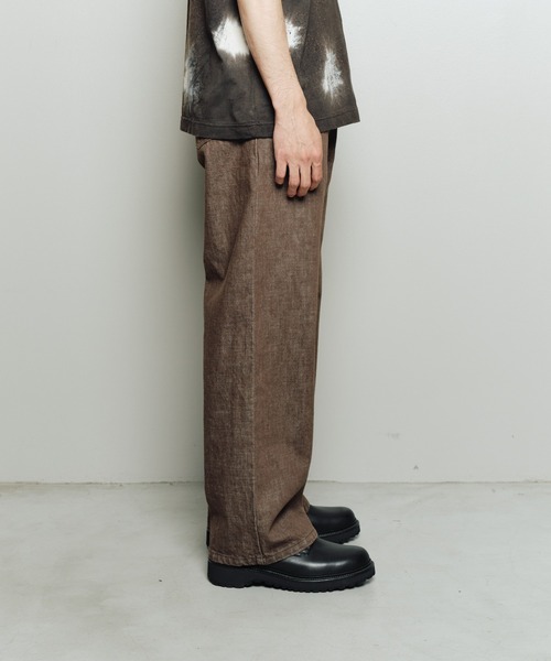 bal(バル)の「12OZ STRAIGHT LEG 5P JEAN(デニムパンツ・メンズ・アイボリー/ブラック/ブラウン/インディゴブルー・4/3/2/1)」の10枚目の写真