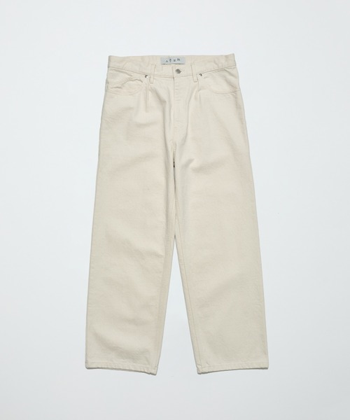 bal(バル)の「12OZ STRAIGHT LEG 5P JEAN(デニムパンツ・メンズ・アイボリー/ブラック/ブラウン/インディゴブルー・4/3/2/1)」の15枚目の写真