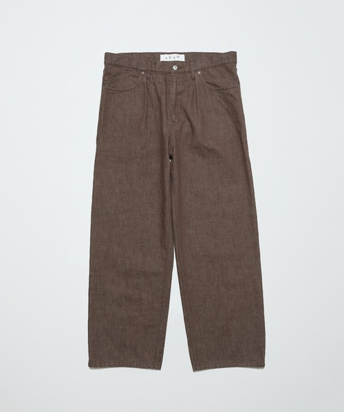 bal(バル)の「12OZ STRAIGHT LEG 5P JEAN(デニムパンツ・メンズ・アイボリー/ブラック/ブラウン/インディゴブルー・4/3/2/1)」の19枚目の写真