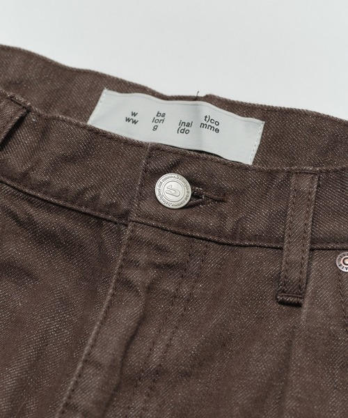 bal(バル)の「12OZ STRAIGHT LEG 5P JEAN(デニムパンツ・メンズ・アイボリー/ブラック/ブラウン/インディゴブルー・4/3/2/1)」の21枚目の写真