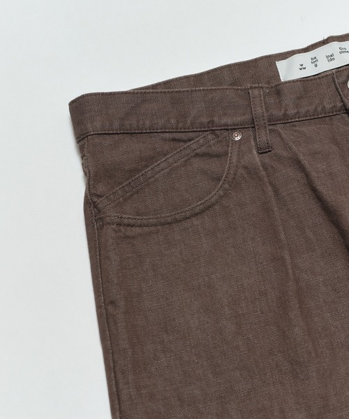 bal(バル)の「12OZ STRAIGHT LEG 5P JEAN(デニムパンツ・メンズ・アイボリー/ブラック/ブラウン/インディゴブルー・4/3/2/1)」の22枚目の写真