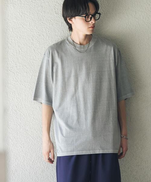 SENSE OF PLACE by URBAN RESEARCH(センスオブプレイスバイアーバンリサーチ)の「フェードルーズクルーネックショートスリーブ Tシャツ(Tシャツ/カットソー・メンズ・グレー/ブラック/オレンジ/カーキ・LARGE/MEDIUM)」の20枚目の写真