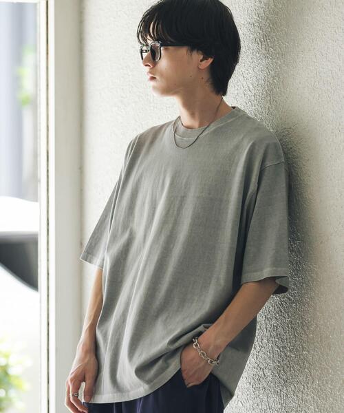SENSE OF PLACE by URBAN RESEARCH(センスオブプレイスバイアーバンリサーチ)の「フェードルーズクルーネックショートスリーブ Tシャツ(Tシャツ/カットソー・メンズ・グレー/ブラック/オレンジ/カーキ・LARGE/MEDIUM)」の21枚目の写真