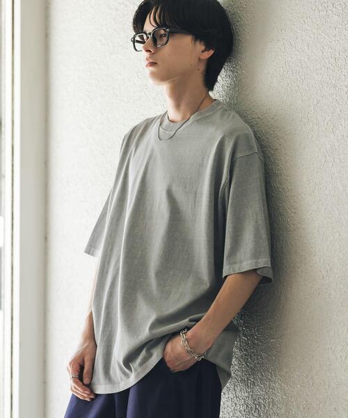 SENSE OF PLACE by URBAN RESEARCH(センスオブプレイスバイアーバンリサーチ)の「フェードルーズクルーネックショートスリーブ Tシャツ(Tシャツ/カットソー・メンズ・グレー/ブラック/オレンジ/カーキ・LARGE/MEDIUM)」の22枚目の写真
