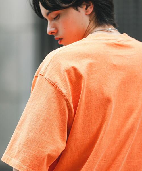 SENSE OF PLACE by URBAN RESEARCH(センスオブプレイスバイアーバンリサーチ)の「フェードルーズクルーネックショートスリーブ Tシャツ(Tシャツ/カットソー・メンズ・グレー/ブラック/オレンジ/カーキ・LARGE/MEDIUM)」の11枚目の写真