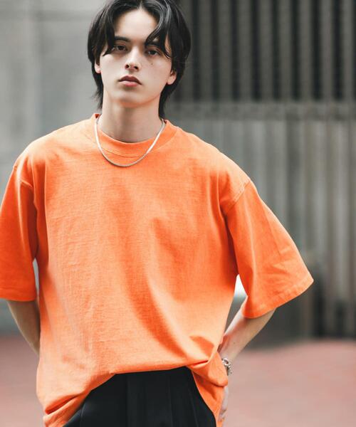 SENSE OF PLACE by URBAN RESEARCH(センスオブプレイスバイアーバンリサーチ)の「フェードルーズクルーネックショートスリーブ Tシャツ(Tシャツ/カットソー・メンズ・グレー/ブラック/オレンジ/カーキ・LARGE/MEDIUM)」の12枚目の写真