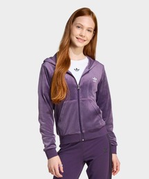 adidas（アディダス）の「ベロア ジップ パーカー / アディダスオリジナルス adidas Originals（パーカー）」