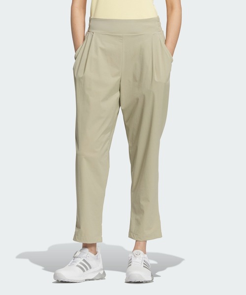 adidas(アディダス)の「軽量アンクルパンツ【adidas Golf/アディダスゴルフ】(スウェットパンツ・レディース・ブラウン・LARGE/MEDIUM/SMALL/X-LARGE/X-SMALL)」の1枚目の写真