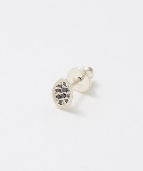 Steven Alan（スティーブンアラン）の「＜Branch＞EGG MOTIF STUD EARRING/シングルピアス（ピアス（片耳用）・レディース・シルバー・FREE）」の2枚目の写真