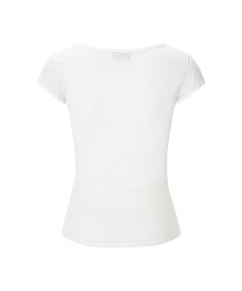 PLEASENOFOLLOW(プリーズノーフォロー)の「Heren Corset Short Sleeve Top (Ivory)(Tシャツ/カットソー・レディース・その他・FREE)」の3枚目の写真