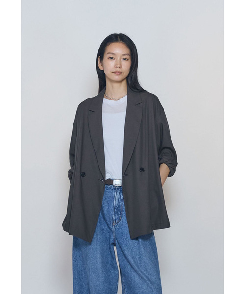 1er Arrondissement(プルミエアロンディスモン)の「テンセルライトジャケット(その他アウター・レディース・ベージュ/ブラウン系その他5・36/38)」の2枚目の写真
