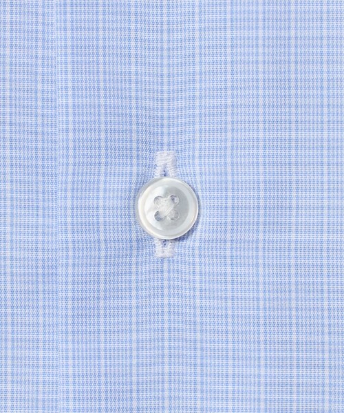 UNITED ARROWS(ユナイテッドアローズ)の「イージーケア AG ファンシーチェック セミワイドカラーシャツ 抗菌防臭(シャツ/ブラウス・メンズ・ライトブルー・40cm/38cm/39cm/41cm)」の7枚目の写真