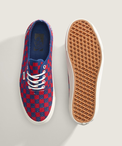 VANS(バンズ)の「VANS PREMIUM オーセンティック EK / LX Authentic 44 EK Punk Check VN000EJCRDB1(スニーカー・メンズ・レッド・7.5/8/8.5/9/9.5/10/10.5/11/12)」の3枚目の写真