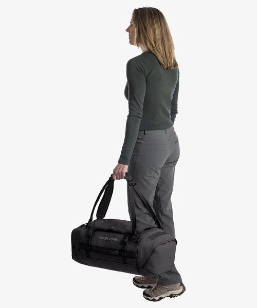 EagleCreek(イーグルクリーク)の「EagleCreek/Cargo Hauler Duffel 40L/カーゴホーラー ダッフル 40L(ドラムバッグ・メンズ・ブラック・FREE)」の5枚目の写真