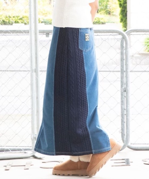 Kahiko(カヒコ)の「【Kahiko】SURF&Palms カホアスカート(スカート・レディース・ネイビー/グレー/ホワイト・FREE)」の11枚目の写真