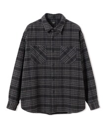フェード加工 チェック ネルシャツ