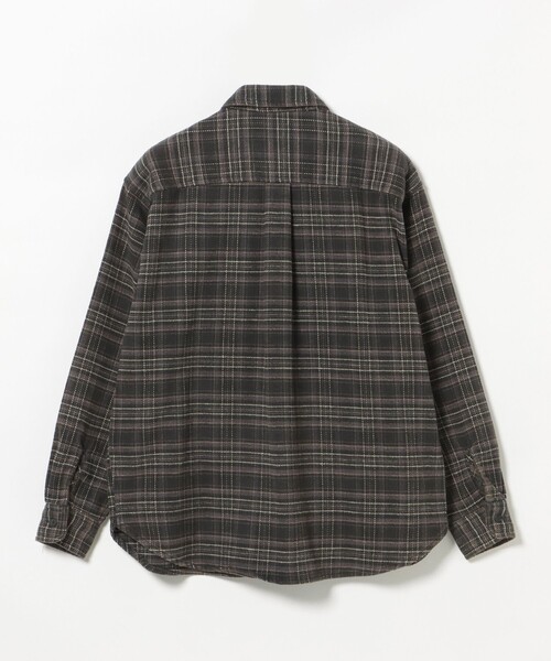BEAMS HEART（ビームスハート）の「フェード加工 チェック ネルシャツ（シャツ/ブラウス・メンズ・イエロー/チャコールグレー・SMALL/LARGE/MEDIUM）」の14枚目の写真