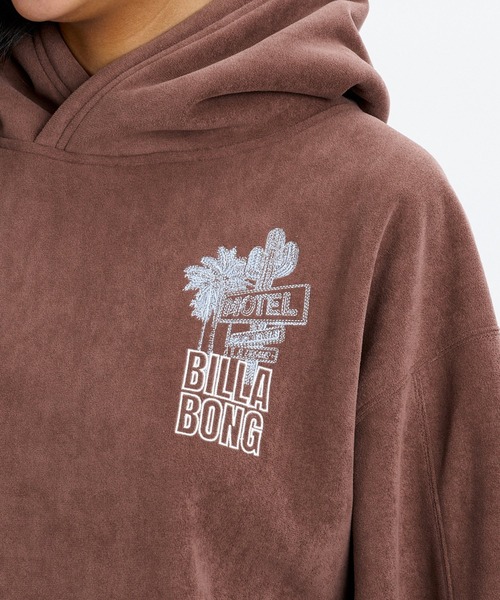 BILLABONG（ビラボン）の「BILLABONG ウィメンズ SUEDE LIKE BONDING FLEECE PARKA パーカー 【2026年秋冬モデル】/ビラボンスウェードライクプルオーバーパーカー（パーカー・レディース・ホワイト/ブルー系その他/ブラウン系その他/オフホワイト・MEDIUM）」の11枚目の写真