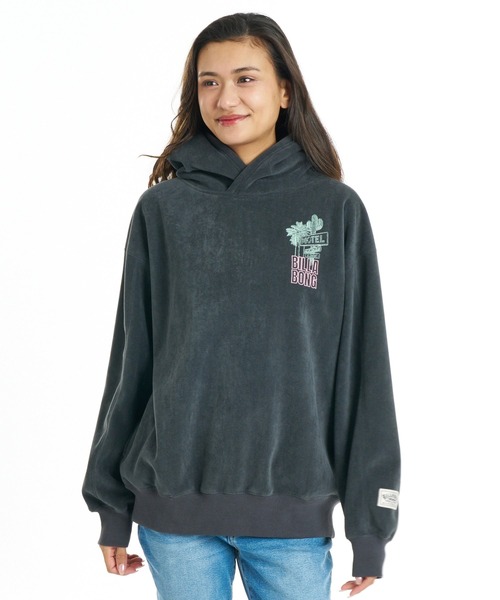 BILLABONG（ビラボン）の「BILLABONG ウィメンズ SUEDE LIKE BONDING FLEECE PARKA パーカー 【2026年秋冬モデル】/ビラボンスウェードライクプルオーバーパーカー（パーカー・レディース・ホワイト/ブルー系その他/ブラウン系その他/オフホワイト・MEDIUM）」の15枚目の写真