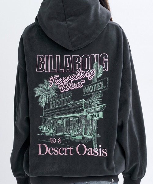 BILLABONG（ビラボン）の「BILLABONG ウィメンズ SUEDE LIKE BONDING FLEECE PARKA パーカー 【2026年秋冬モデル】/ビラボンスウェードライクプルオーバーパーカー（パーカー・レディース・ホワイト/ブルー系その他/ブラウン系その他/オフホワイト・MEDIUM）」の18枚目の写真