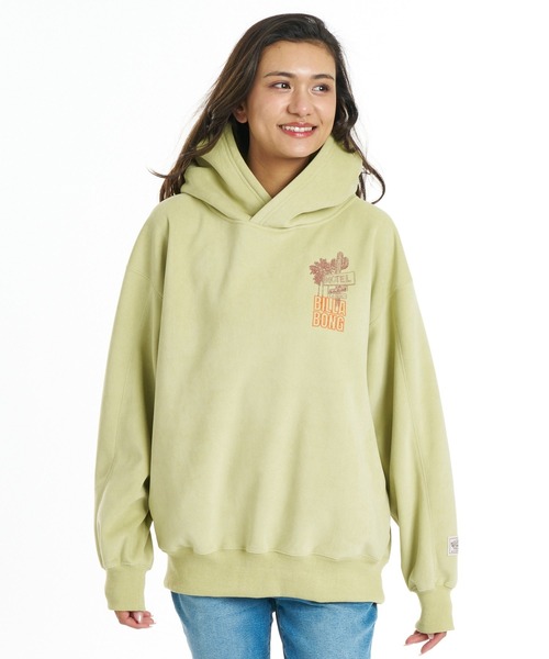 BILLABONG（ビラボン）の「BILLABONG ウィメンズ SUEDE LIKE BONDING FLEECE PARKA パーカー 【2026年秋冬モデル】/ビラボンスウェードライクプルオーバーパーカー（パーカー・レディース・ホワイト/ブルー系その他/ブラウン系その他/オフホワイト・MEDIUM）」の13枚目の写真