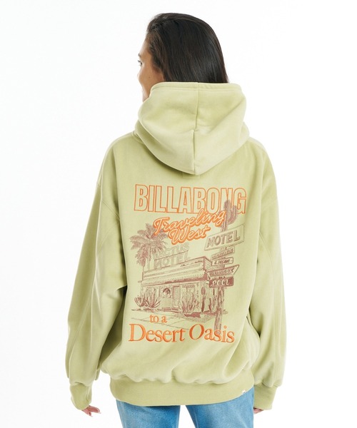 BILLABONG（ビラボン）の「BILLABONG ウィメンズ SUEDE LIKE BONDING FLEECE PARKA パーカー 【2026年秋冬モデル】/ビラボンスウェードライクプルオーバーパーカー（パーカー・レディース・ホワイト/ブルー系その他/ブラウン系その他/オフホワイト・MEDIUM）」の14枚目の写真