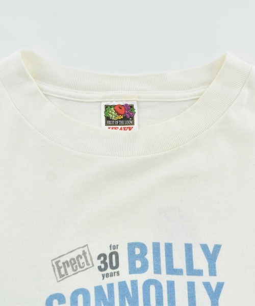 FRUIT OF THE LOOM(フルーツオブザルーム)の「【USED】90’s Billy Connolly “Erect For 30 Years” バンド Tシャツ(Tシャツ/カットソー・メンズ・ホワイト・X-LARGE)」の3枚目の写真
