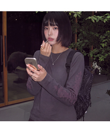 [UNISEX] SIM SLEEVE ロングスリーブ Tシャツ_3color
