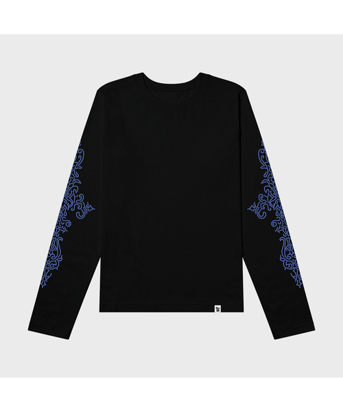 GRAVER（グレーバー）の「[UNISEX] SIM SLEEVE ロングスリーブ Tシャツ_3color（Tシャツ/カットソー・レディース・ブラック/ホワイト/チャコールグレー・MEDIUM/LARGE）」の3枚目の写真