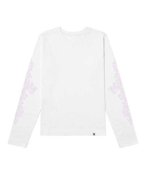 GRAVER（グレーバー）の「[UNISEX] SIM SLEEVE ロングスリーブ Tシャツ_3color（Tシャツ/カットソー・レディース・ブラック/ホワイト/チャコールグレー・MEDIUM/LARGE）」の12枚目の写真