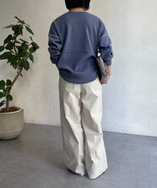 Jena espace merveilleux(ジェナ エスパスメルヴェイユ)の「サテン切替キモウパンツ(その他パンツ・レディース・ブラック/ブラウン/アイボリー・FREE)」の6枚目の写真