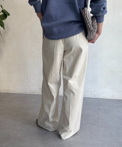 Jena espace merveilleux(ジェナ エスパスメルヴェイユ)の「サテン切替キモウパンツ(その他パンツ・レディース・ブラック/ブラウン/アイボリー・FREE)」の9枚目の写真