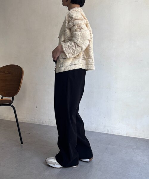 Jena espace merveilleux(ジェナ エスパスメルヴェイユ)の「サテン切替キモウパンツ(その他パンツ・レディース・ブラック/ブラウン/アイボリー・FREE)」の18枚目の写真