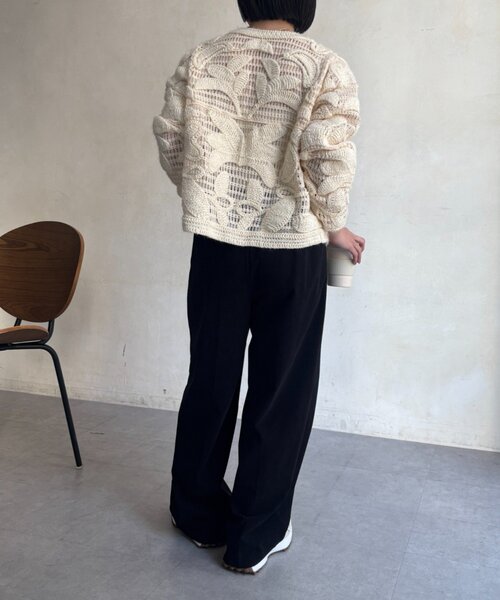 Jena espace merveilleux(ジェナ エスパスメルヴェイユ)の「サテン切替キモウパンツ(その他パンツ・レディース・ブラック/ブラウン/アイボリー・FREE)」の19枚目の写真