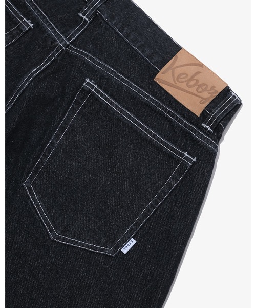 KEBOZ(ケボズ)の「KS BAGGY FIT DENIM PANTS(デニムパンツ・メンズ・ブラック/ブルー・M/L/XL)」の17枚目の写真