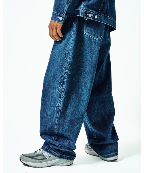 KEBOZ(ケボズ)の「KS BAGGY FIT DENIM PANTS(デニムパンツ・メンズ・ブラック/ブルー・M/L/XL)」の3枚目の写真