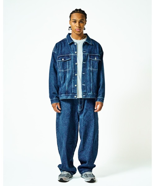 KEBOZ(ケボズ)の「KS BAGGY FIT DENIM PANTS(デニムパンツ・メンズ・ブラック/ブルー・M/L/XL)」の4枚目の写真