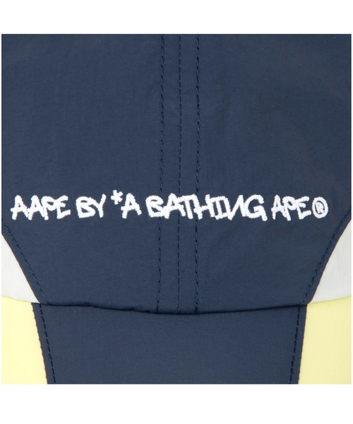 AAPE BY A BATHING APE（エーエイプバイアベイシングエイプ）の「AAPE MAIN CAP（キャップ・メンズ・ネイビー・FREE）」の4枚目の写真
