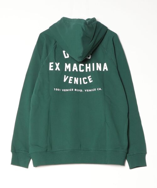 DEUS EX MACHINA(デウスエクスマキナ)の「【DEUS】Venice Address Hoodie(パーカー・メンズ・グリーン/ブラック・MEDIUM/X-LARGE)」の3枚目の写真