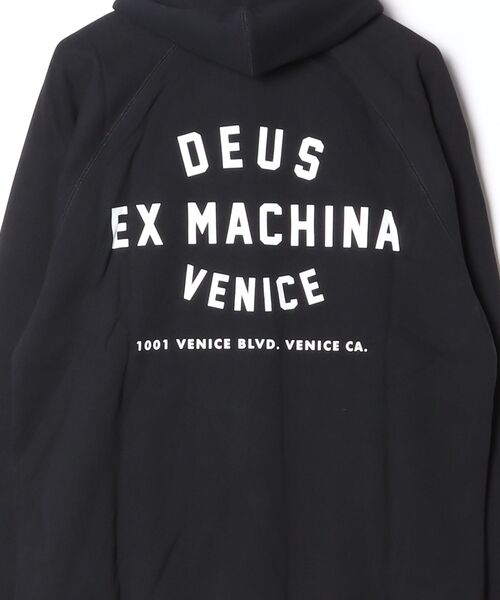 DEUS EX MACHINA(デウスエクスマキナ)の「【DEUS】Venice Address Hoodie(パーカー・メンズ・グリーン/ブラック・MEDIUM/X-LARGE)」の5枚目の写真
