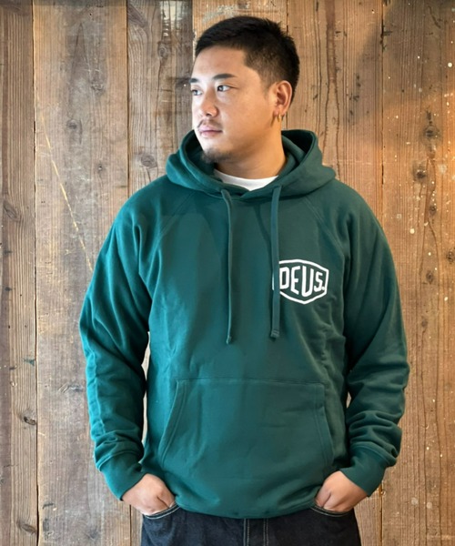 DEUS EX MACHINA(デウスエクスマキナ)の「【DEUS】Venice Address Hoodie(パーカー・メンズ・グリーン/ブラック・MEDIUM/X-LARGE)」の2枚目の写真