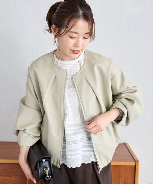 le.coeur blanc(ルクールブラン)の「Fanakaスカラップ刺しゅうリバーレースブラウス(シャツ/ブラウス・レディース・オフホワイト・38)」の9枚目の写真