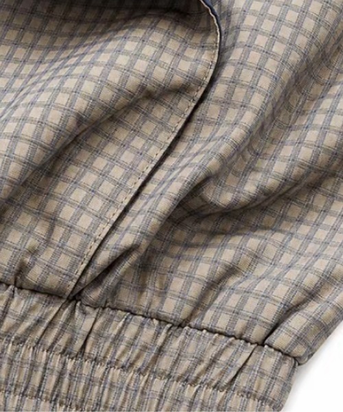 U:UME（ユーム）の「Plaid Contrast Pocket Short Bomber Jacket（スタジャン・メンズ・チェック・LARGE/X-LARGE/XX-LARGE/MEDIUM）」の6枚目の写真
