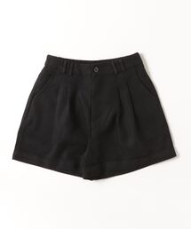 裾ロールアップショートパンツ