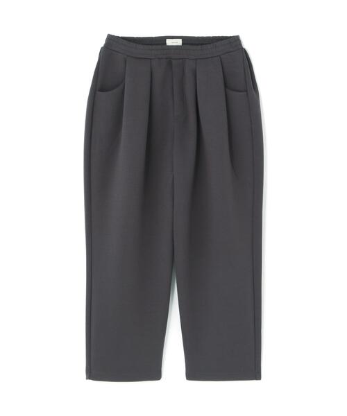 Toironier(トワロニエ)の「Toironier/トワロニエ/2Tuck Side Tuck Sweat Pt(スウェットパンツ・メンズ・ブラック/チャコールグレー・F)」の10枚目の写真