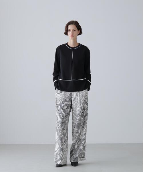 ADORE（アドーア）の「マットダブルクロスブラウス（シャツ/ブラウス・レディース・ホワイト系その他/ブラック・38）」の3枚目の写真
