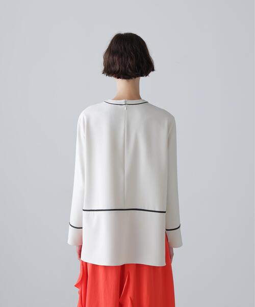 ADORE（アドーア）の「マットダブルクロスブラウス（シャツ/ブラウス・レディース・ホワイト系その他/ブラック・38）」の11枚目の写真