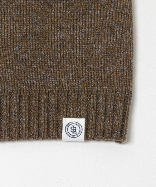 URBAN RESEARCH Sonny Label(アーバンリサーチサニーレーベル)の「ウール混クルーネックニットプルオーバー(ニット/セーター・メンズ・チャコールグレー/ブラウン/レッド/オートミール・MEDIUM/LARGE)」の8枚目の写真