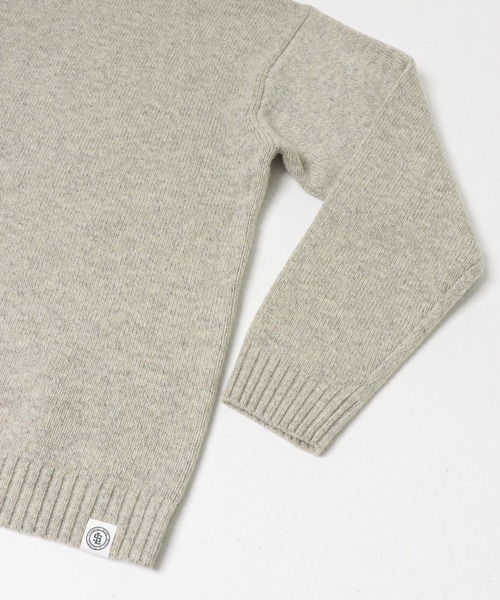 URBAN RESEARCH Sonny Label(アーバンリサーチサニーレーベル)の「ウール混クルーネックニットプルオーバー(ニット/セーター・メンズ・チャコールグレー/ブラウン/レッド/オートミール・MEDIUM/LARGE)」の5枚目の写真
