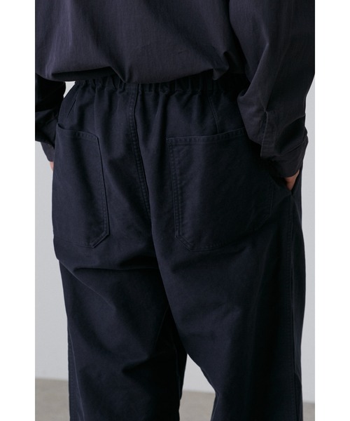 Y(ワイ)の「Y / ORGANIC COTTON MOLESKIN TAPERED EASY TR(その他パンツ・メンズ・ネイビー/ホワイト・MEDIUM/LARGE/SMALL)」の16枚目の写真